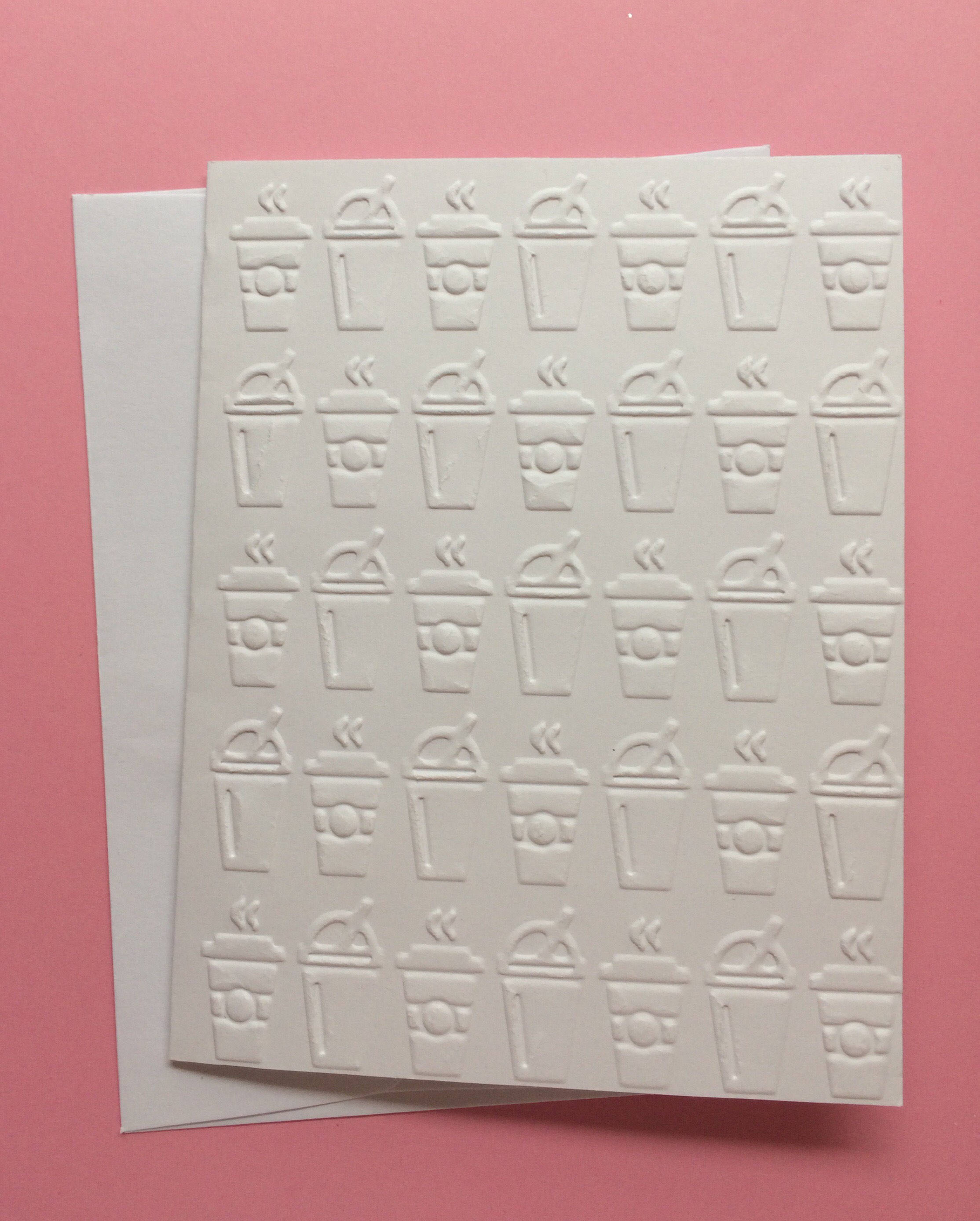 Embossed Greeting Cards Etsy