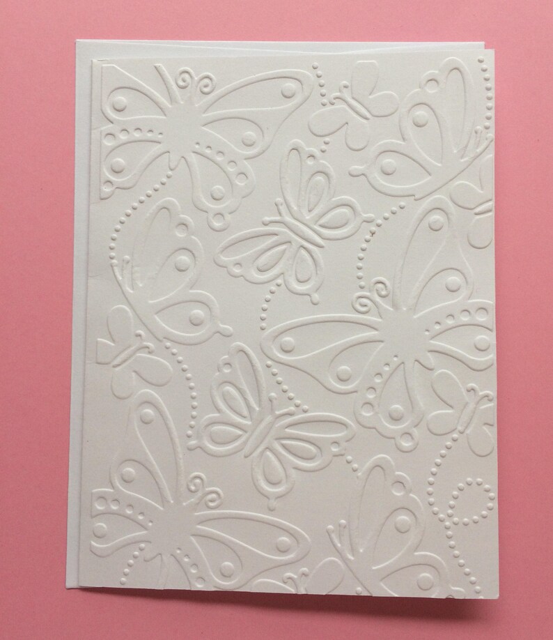 Embossed Greeting Cards Etsy