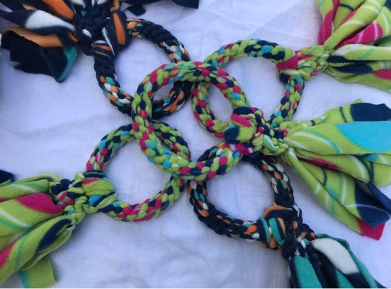 fleece dog toy