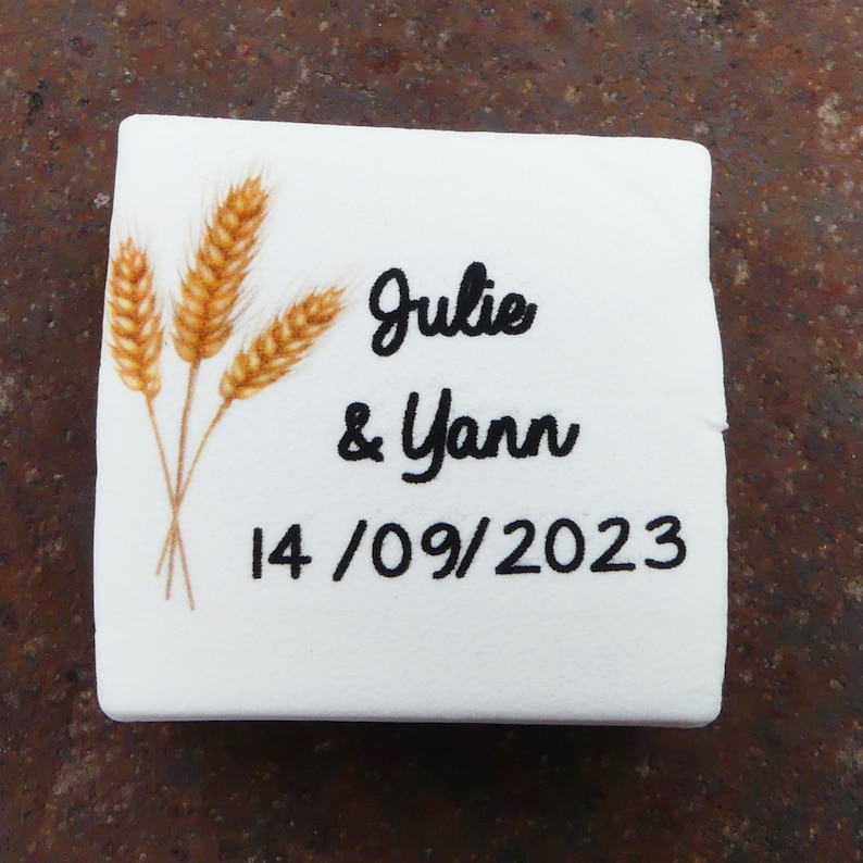 Guimauve personnalisée pour Mariage et Baptême – Cadeau invité unique