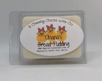 Ohana’s Bread Pudding Wax Melt, Disney Inspired, Home Fragrance