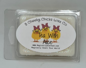 Tea With Alice Wax Melts, Wax Tarts, Disney Inspired, Alice in Wonderland