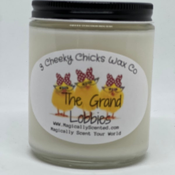 The Grand Lobbies Candle, Disney Resorts, Grand Floridian, Beach Club, Bay Lake Tower, Contempory, Disney Scents