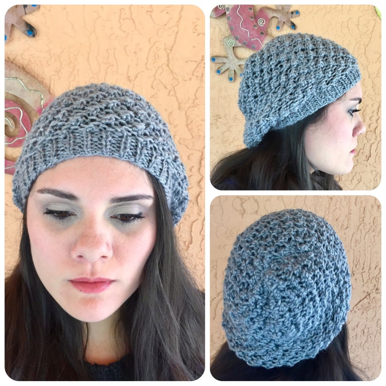 Knit Slouchy Beanie Hat for Woman or Girl - Etsy