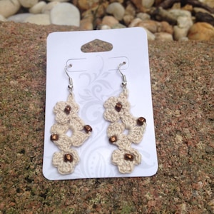 Stay Chic and Unique with Our Flower Crochet Earrings