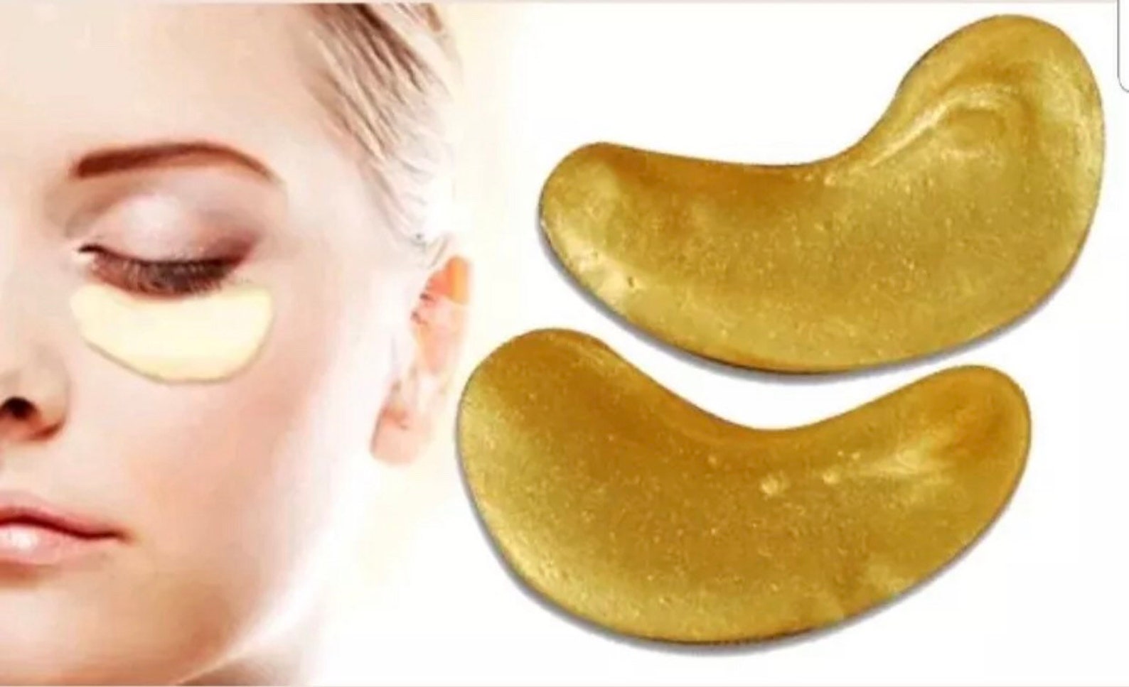 24K Gold Eye Treatment Patches 2 Etsy