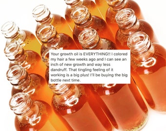 100% Natural | Ayurvedic Organic Plant Based Hair Growth Oil | Anti Hair Loss | Hair Growth Serum | FAST Thickening Hair Formula | Vegan 2oz