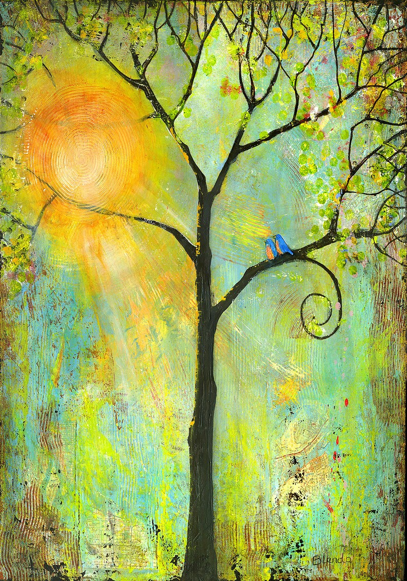 ABm Home Trees Hand made framed canvas designer wall art Etsy