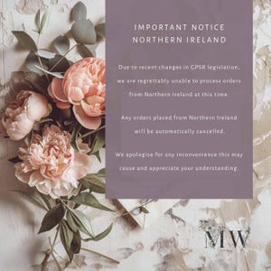 May include: Important notice regarding orders from Northern Ireland. Due to recent changes in GPSR legislation, we are unable to process orders from Northern Ireland at this time. Any orders placed from Northern Ireland will be automatically cancelled. We apologize for any inconvenience this may cause and appreciate your understanding.