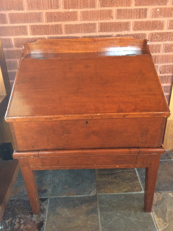 Primitive Canadiana Portable Secretary Desk Work Station One Etsy