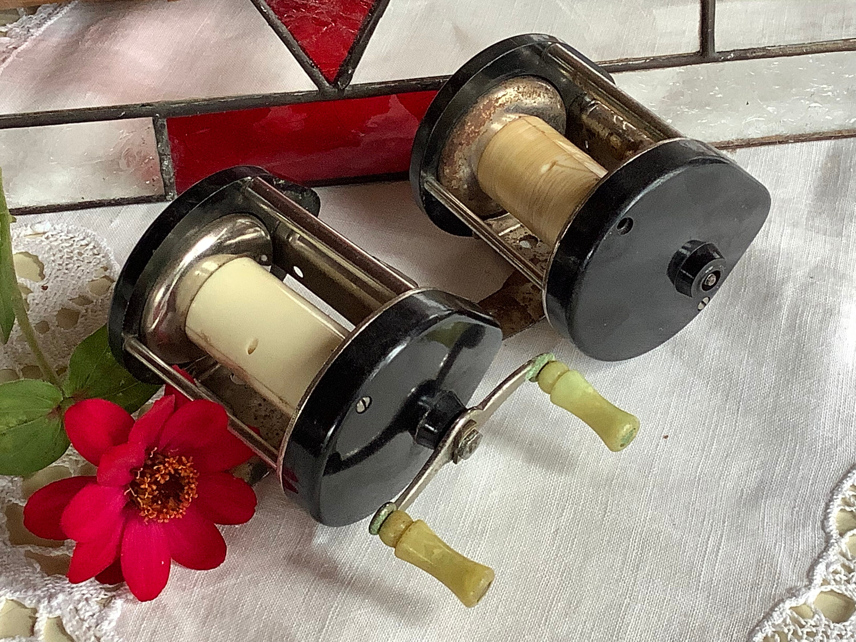 Vintage Fishing Reels Usa Made Sold For Parts Etsy Vintage Fishing Reels Usa Made Sold For Parts Etsy