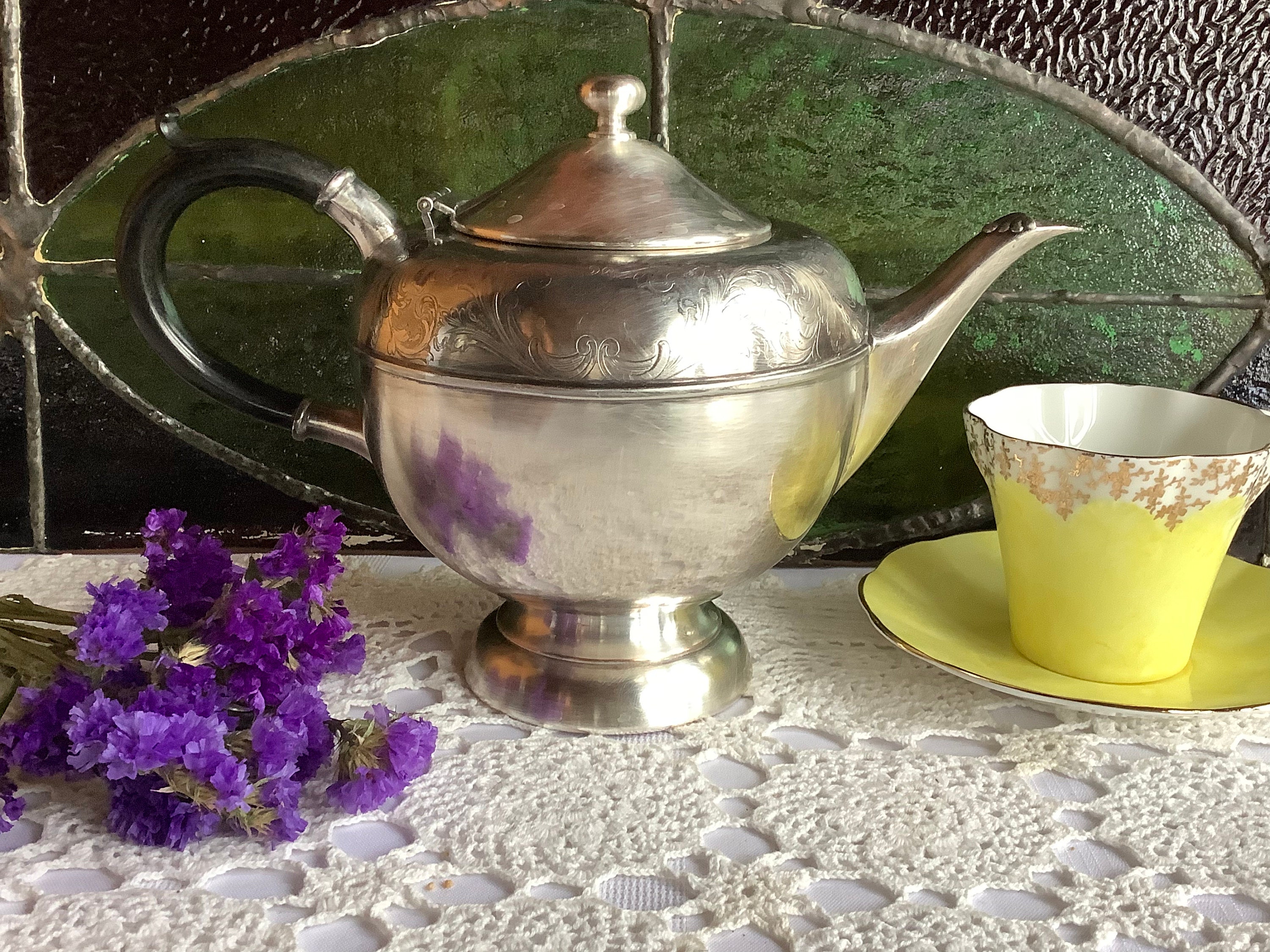 Wm Rogers Teapot - Etsy Canada