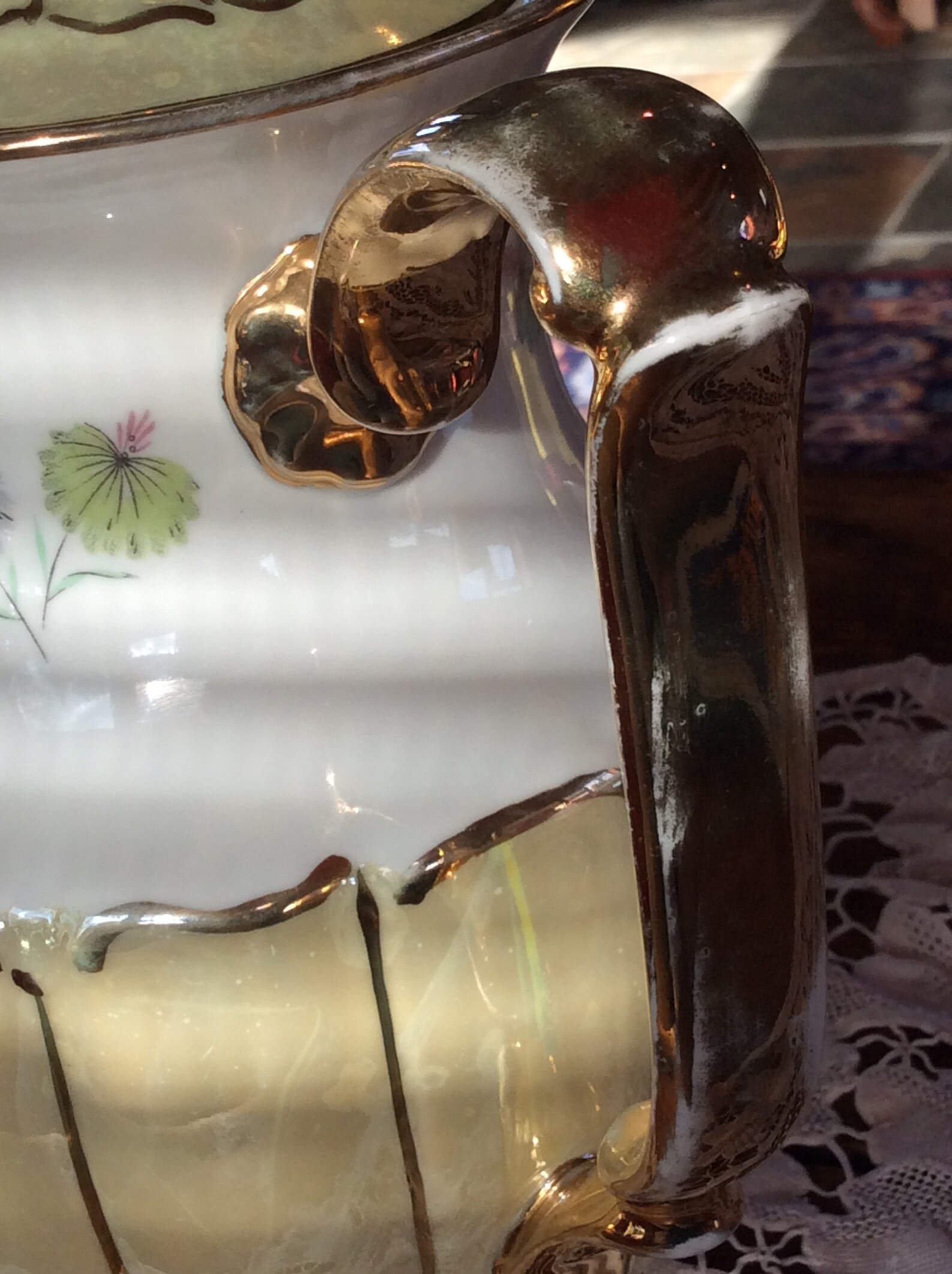 Beautiful Walbrzych Poland Coffee or Teapot Yellow Luster Etsy