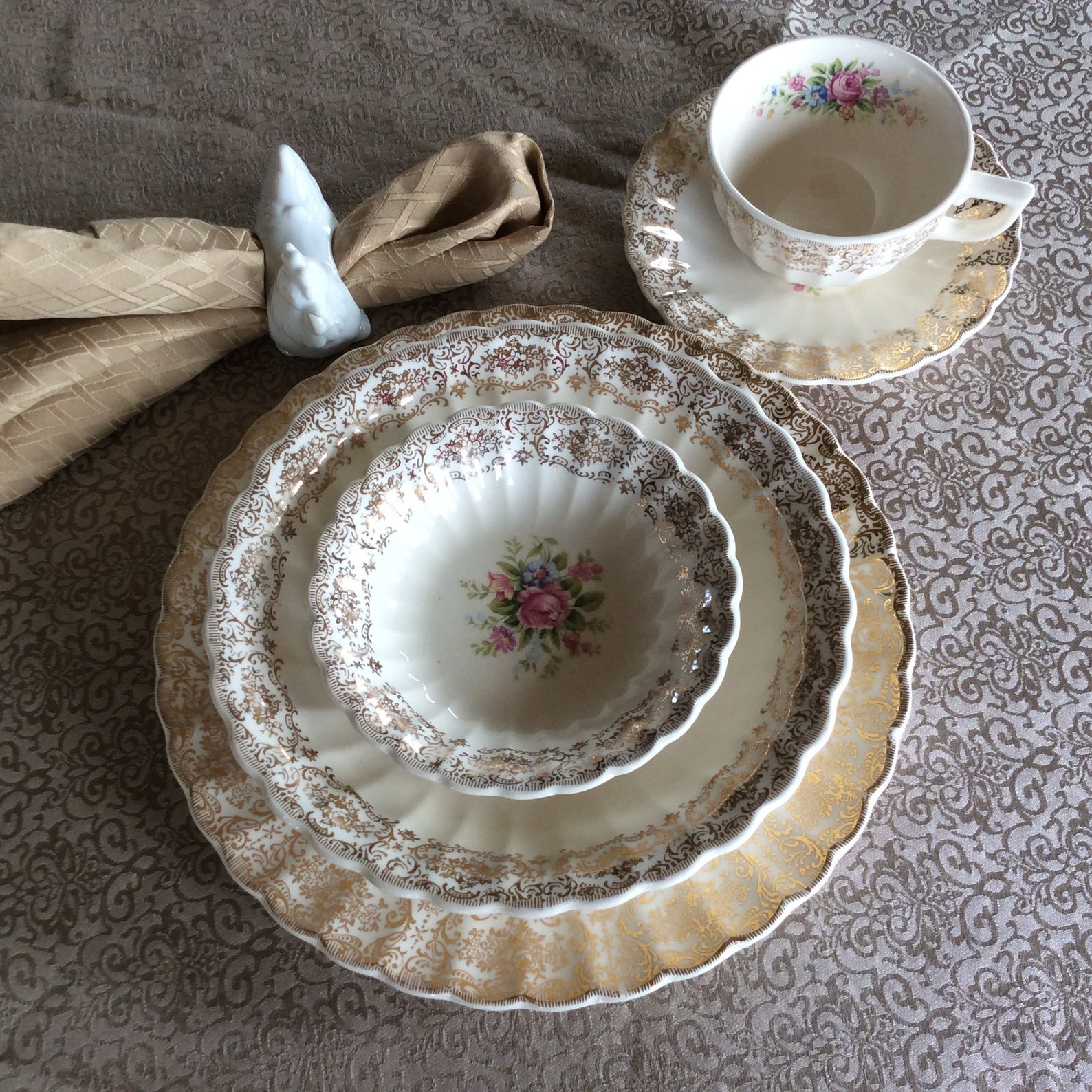 American Limoges China Sebring Ohio 1949 1955 Dinner Plates Etsy Canada