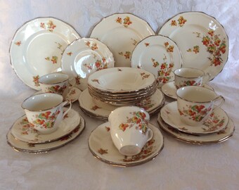 ART DECO Alfred Meaking Astoria Form Banbury England Abendessen oder Frühstück Set