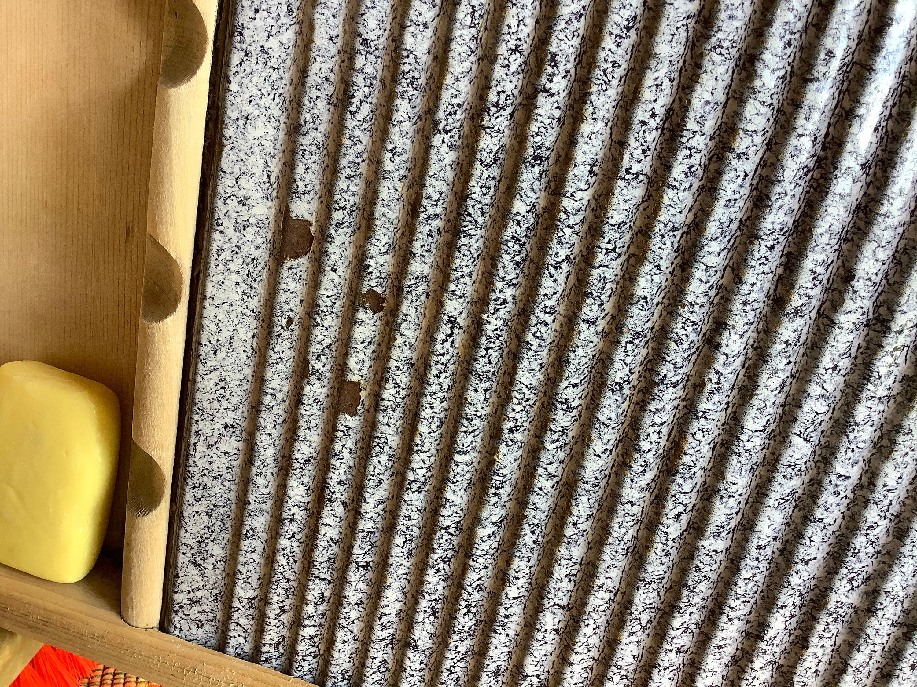 Antique Blue Speckles Enamel Washboard General Steel Wares Etsy Canada