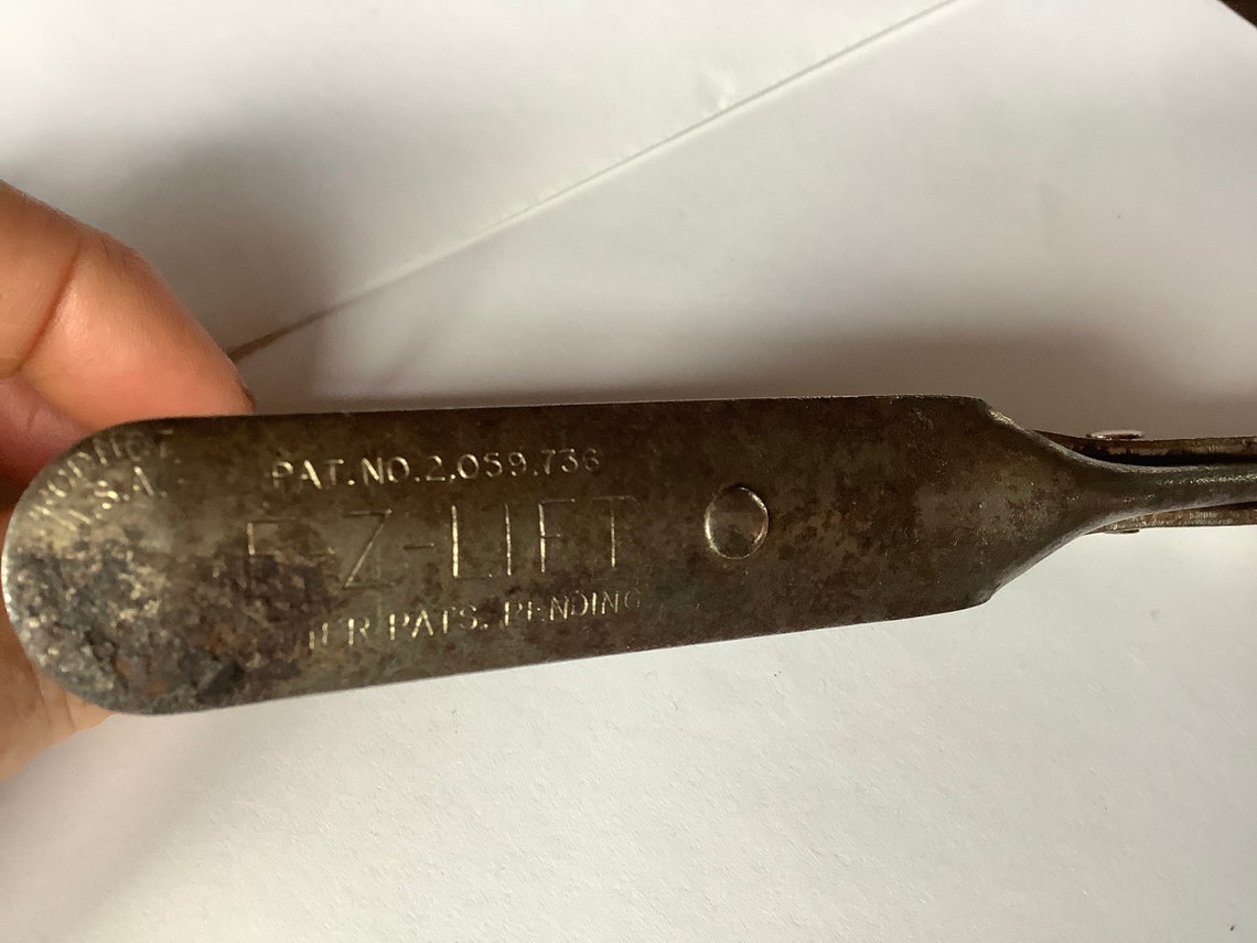 Vintage EZ Lift cap lifter and Edlund Top Off canning jar Etsy