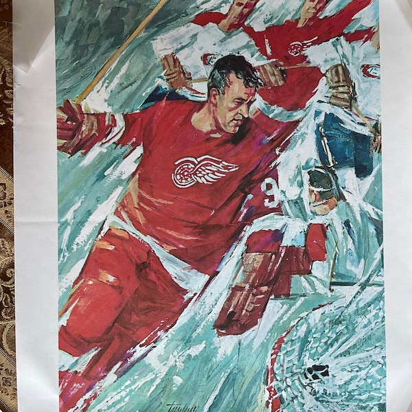 Gordie Howe Poster - Etsy