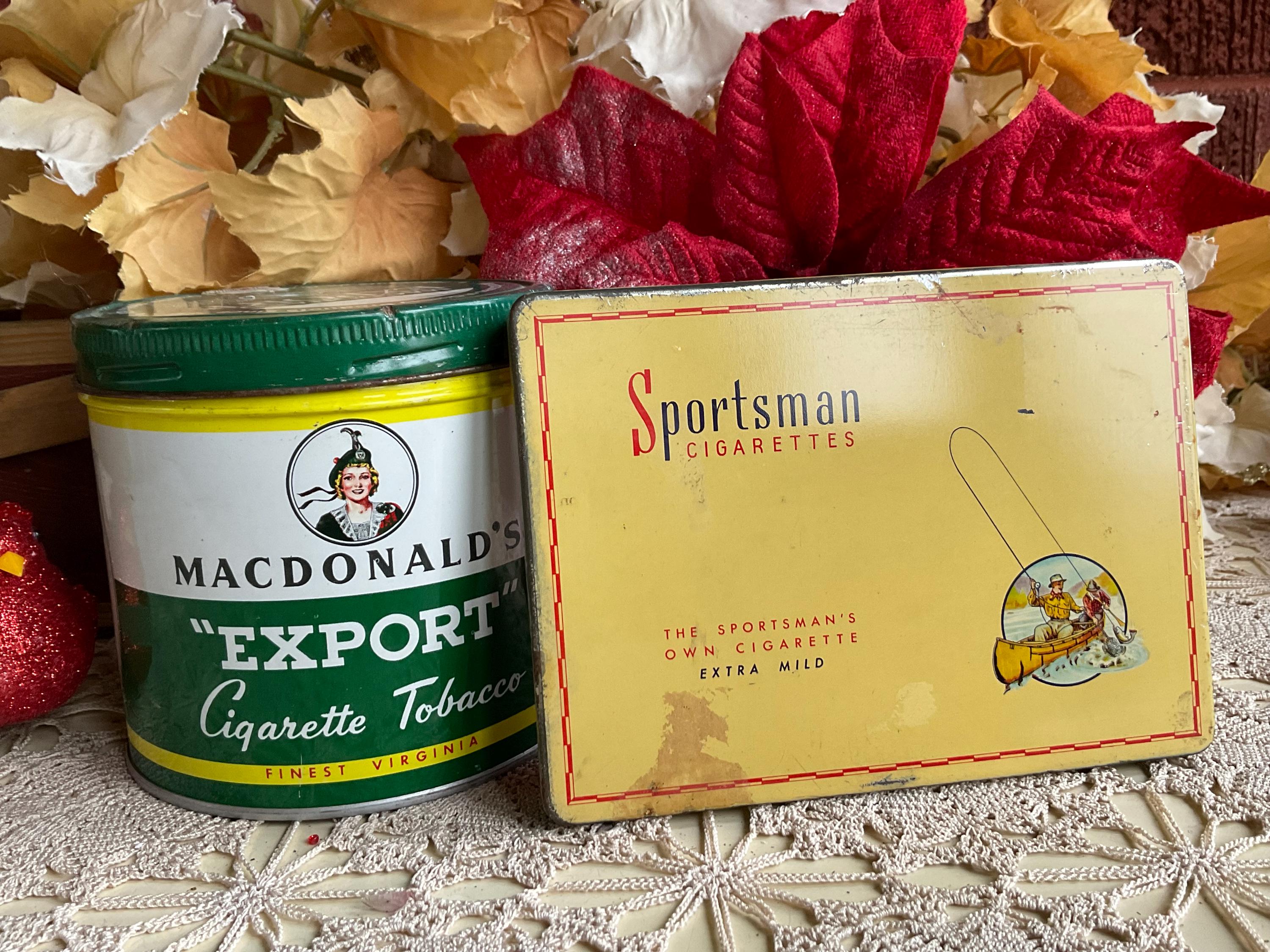 Macdonald's Export cigarette Tin Tobacco (Jef) Macdonald's Export cigarette Tin Tobacco (Jef)