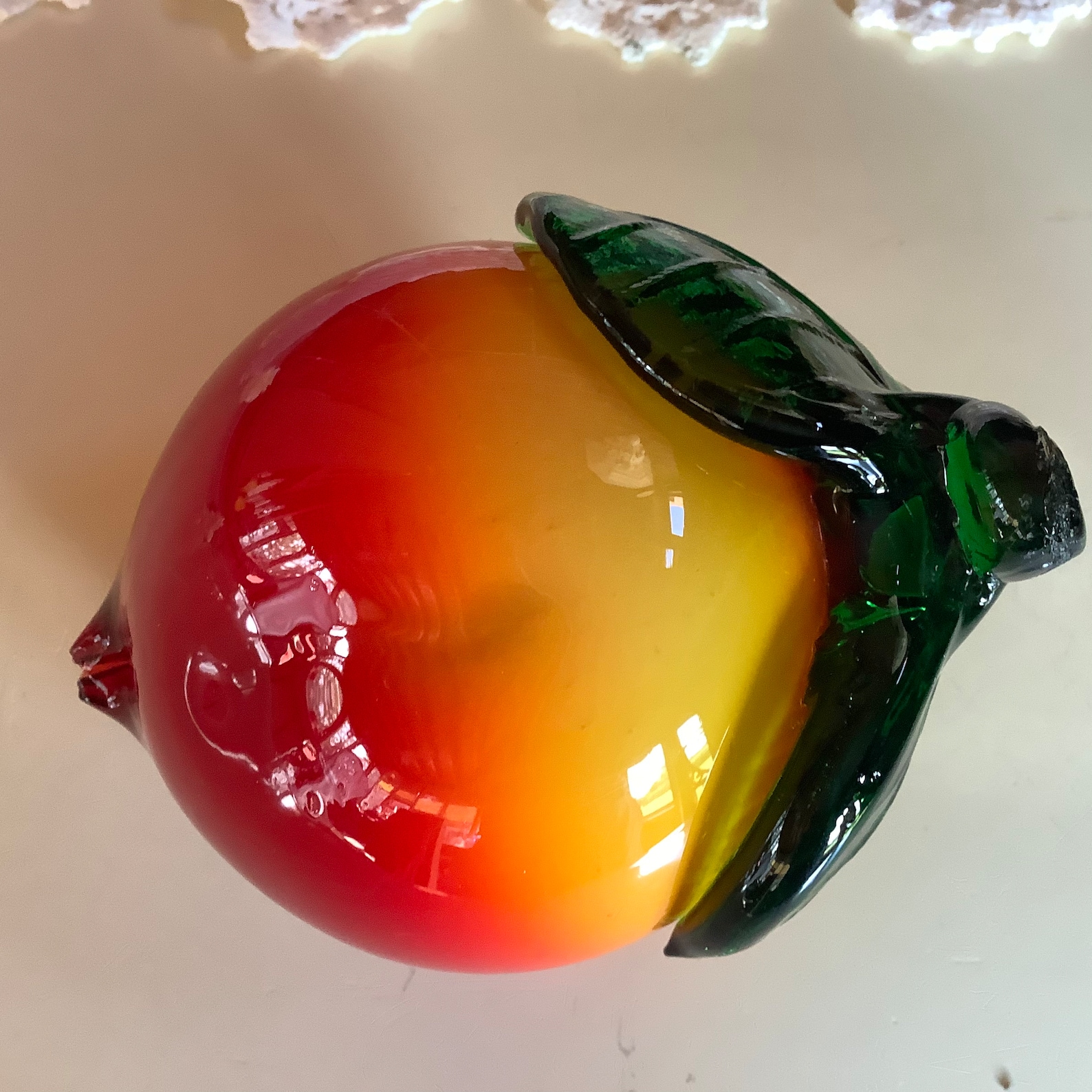 Vintage Decorative Glass Fruits Art Glass Fruit for Basket Etsy