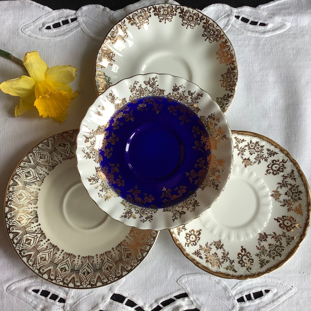 Orphan Saucers Royal Albert Cascade Series Paragon Plate Etsy