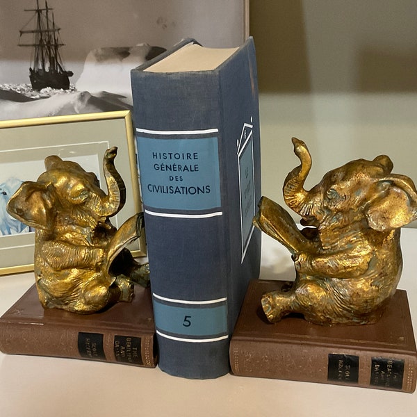 Elephant Bookends Etsy