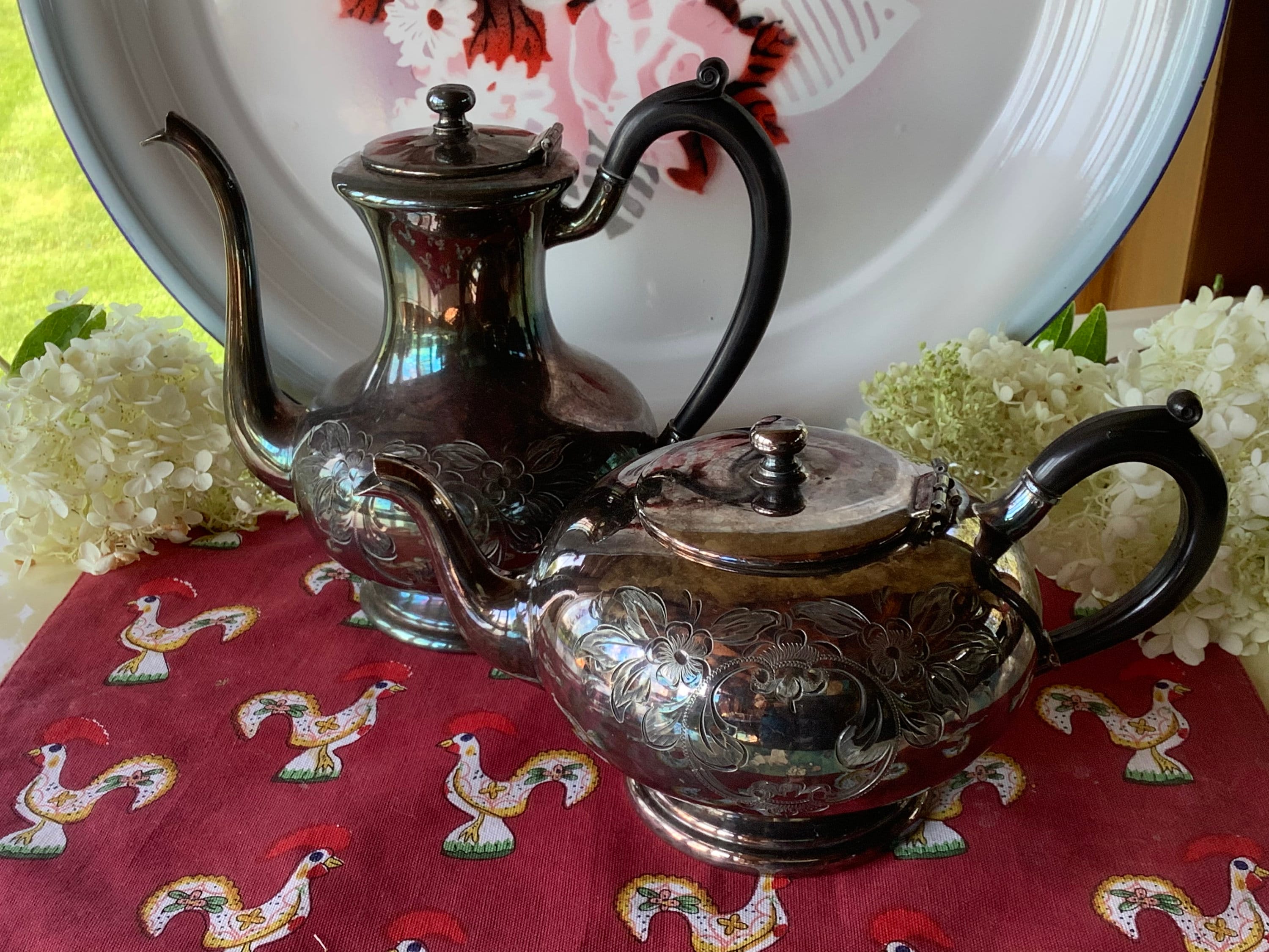 Wm Rogers Teapot - Etsy Canada