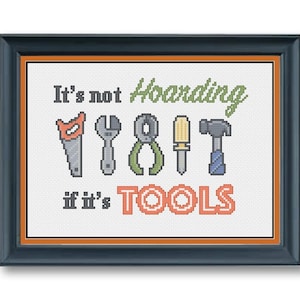 Cross stitch pattern for dad grandpa brother husband, cross stitch pattern for mechanic construction worker, cross stitch gift for men