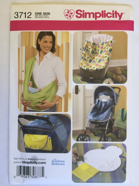 Baby Sling Pattern Stroller Cover Car Seat Baby Sling Pattern Stroller Cover, Car Seat Cover Pattern Simplicity