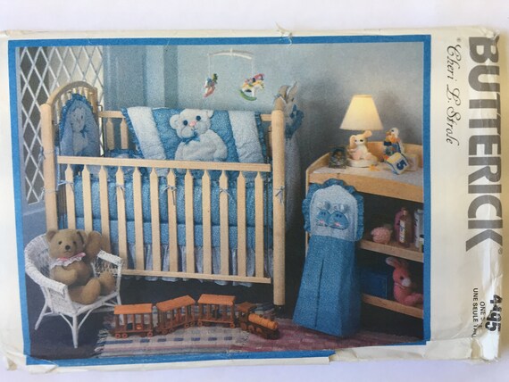 Crib Set Pattern Bear Crib Quilt Pattern Pillow Crib Etsy