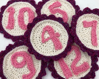 Crochet Baby Milestone Markers Pattern: DIY Photo Prop (PDF Pattern)