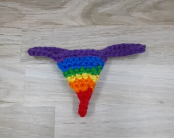 G-String Thong Bikini Bottom for Willy Frog or Saggy Boob Frog