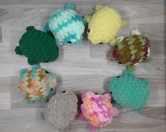 Crochet Pocket Rain Frog Small Amigurumi Plushie or Keychain Buy 3 Get 1 Free
