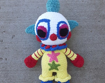 Shorty Killer Klown Space Alien Cheesy Horror Large Stuffed Amigurumi Plushie