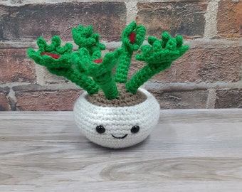 Venus Fly Trap Plant Buddy Crochet Amigurumi Houseplant Plushie