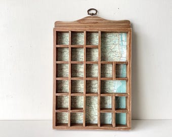 Display Shelving - Norfolk & Suffolk, Printers Tray, Printers Tray Display, Thimble Display, Small Item Display, Display, Curio Shelf.