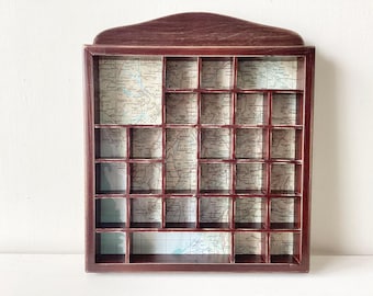 Display Shelving - Cumbria, Printers Tray, Printers Tray Display, Thimble Display, Small Item Display, Display, Vintage Display, Curios