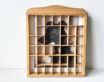 Display Shelving - Printers Tray, Printers Tray Display, Thimble Display, Small Item Display, Display, Vintage Display, Curio Shelf, Curios