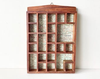 Display Shelving - London & Surrey, Printers Tray, Printers Tray Display, Thimble Display, Small Item Display, Display, Curio Shelf, Curios