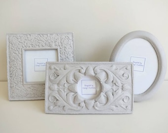Vintage Photo Frames - Frame Set, Vintage, Paloma, Gallery Wall, Frame Set, Frame Gallery, Vintage Frames, Annie Sloan Paloma, Frame Table