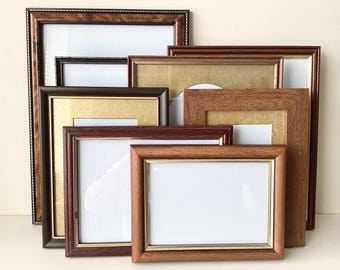 Gallery Wall Frames - Gallery Wall Frame Set, Frame Set, Wooden Frames, Dark Wood Frames, Frames, Frame Wall, Recycled Frames, Gallery Wall