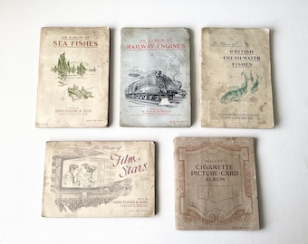 Cigarette Card Albums - John Player Cigarette Cards, Wills Cigarette Cards, Collectable Cigarette Cards, Vintage Cigarette Memorabilia