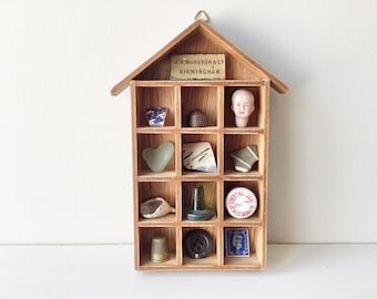 Display Shelving - Printers Tray, Printers Tray Display, Thimble Display, Small Item Display, Display, Vintage Display, Curio Shelf, Curios