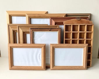 Gallery Wall Frames - Gallery Wall Frame Set, Frame Set, Wooden Frames, Wood Frames, Frames, Frame Wall, Recycled Frames, Gallery Wall