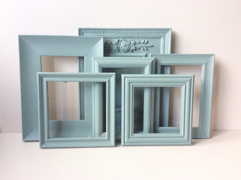 Gallery Wall Frames Frame Set Duck Egg Annie Sloan Recycled