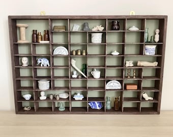Display Shelving - Printers Tray, Printers Tray Display, Thimble Display, Small Item Display, Display, Vintage Display, Curio Shelf, Curios