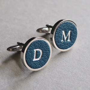 Personalised leather cufflinks, leather cufflinks, wedding cufflinks, leather cufflinks, 3rd anniversary gift, groomsmen gift,