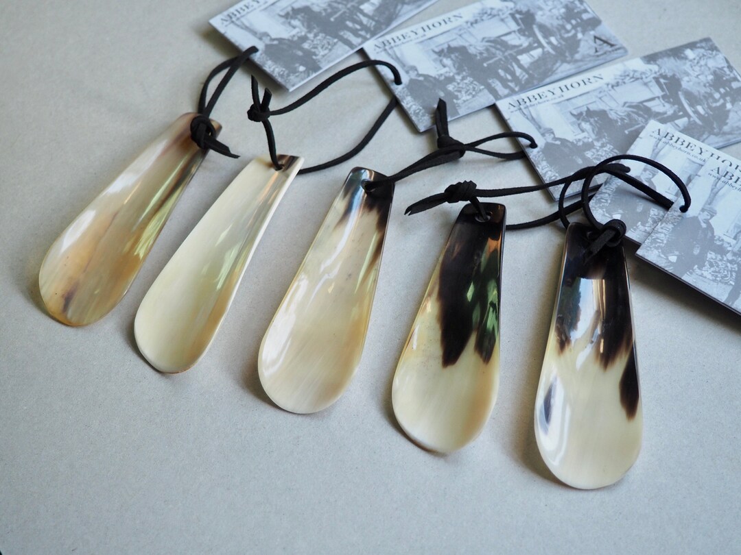 Shoe Horn Abbeyhorn Shoe Horn Natural Horn Anniversary Etsy