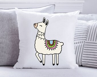 Baby Alpacal happy Pillow Cover 16x16
