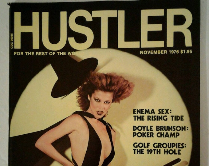 Hustler November 1976 Magazine Rare With Centerfold Vintage Etsy